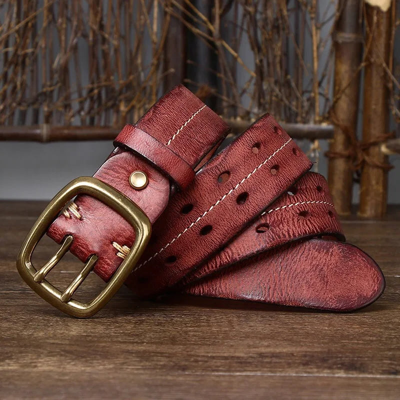 Cinto Masculino de Couro Artesanal Fiorinni