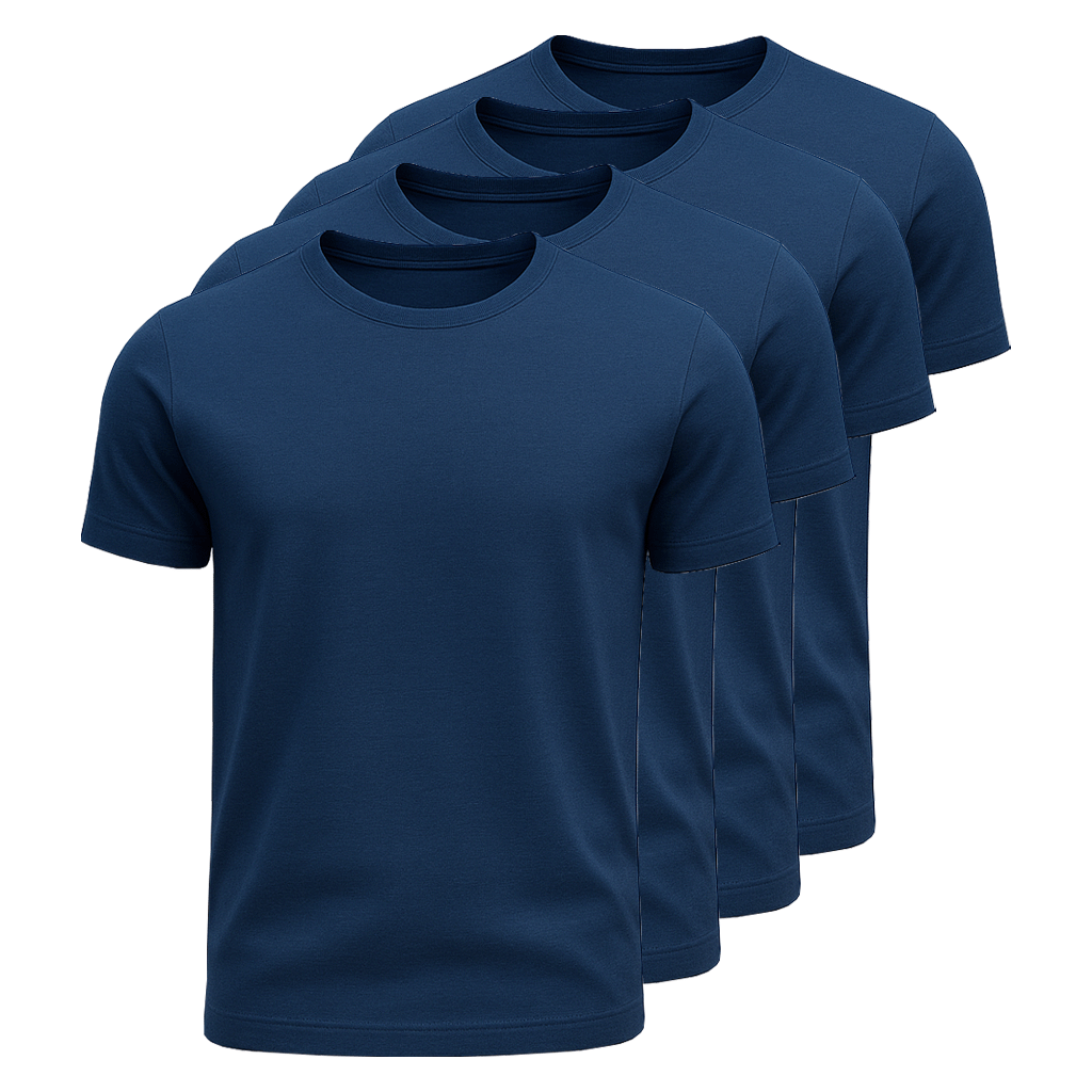 Kit 4 Camisetas Algodão Egípcio Fiorinni
