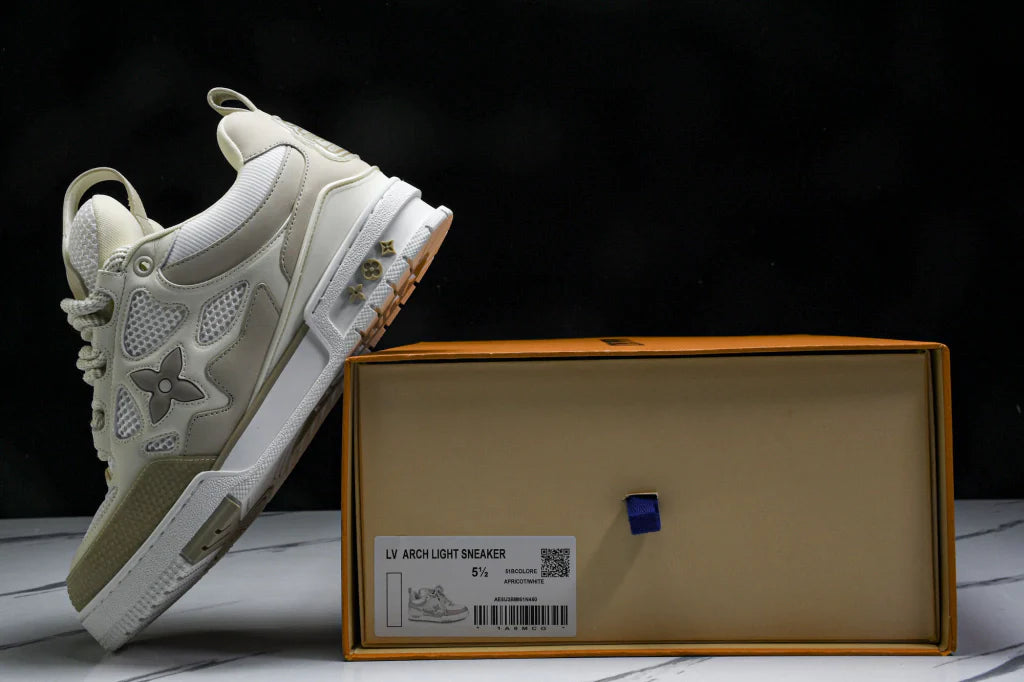 Tênis Louis Vuitton LV Skate Sneaker Bege - Com Caixa da LV