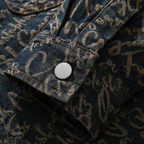 Jaqueta Jeans Scripture