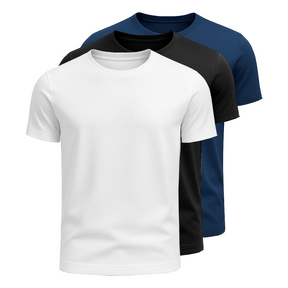 Kit 3 Camisetas Algodão Egípcio Fiorinni