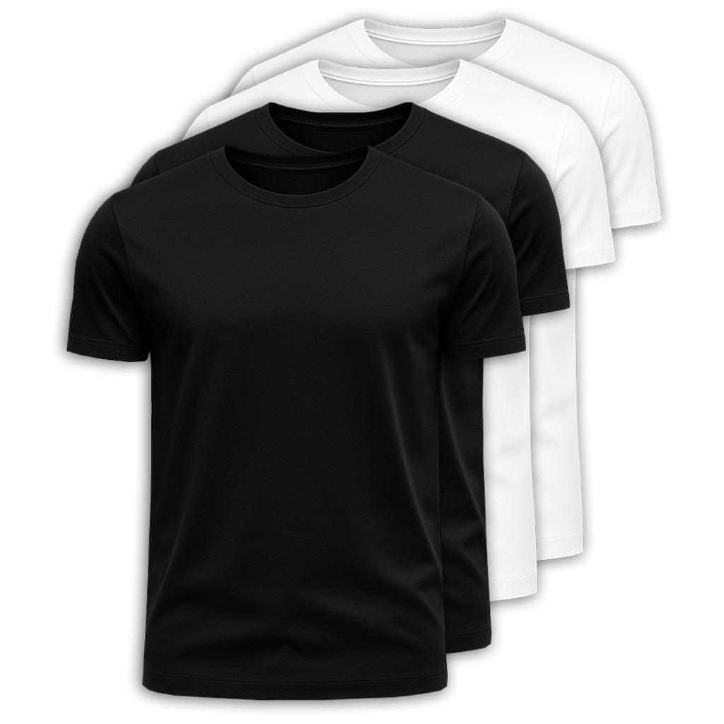 Kit 4 Camisetas Pima Premium Fiorinni