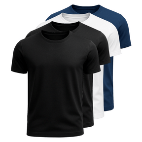 Kit 4 Camisetas Algodão Egípcio Fiorinni