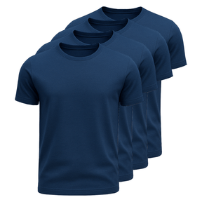 Kit 4 Camisetas Algodão Egípcio Fiorinni