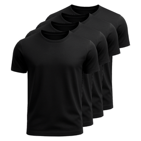 Kit 4 Camisetas Algodão Egípcio Fiorinni