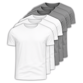 Kit 6 Camisetas Pima Premium Fiorinni