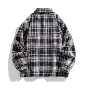 Classic Plaid Cashmere Jacket