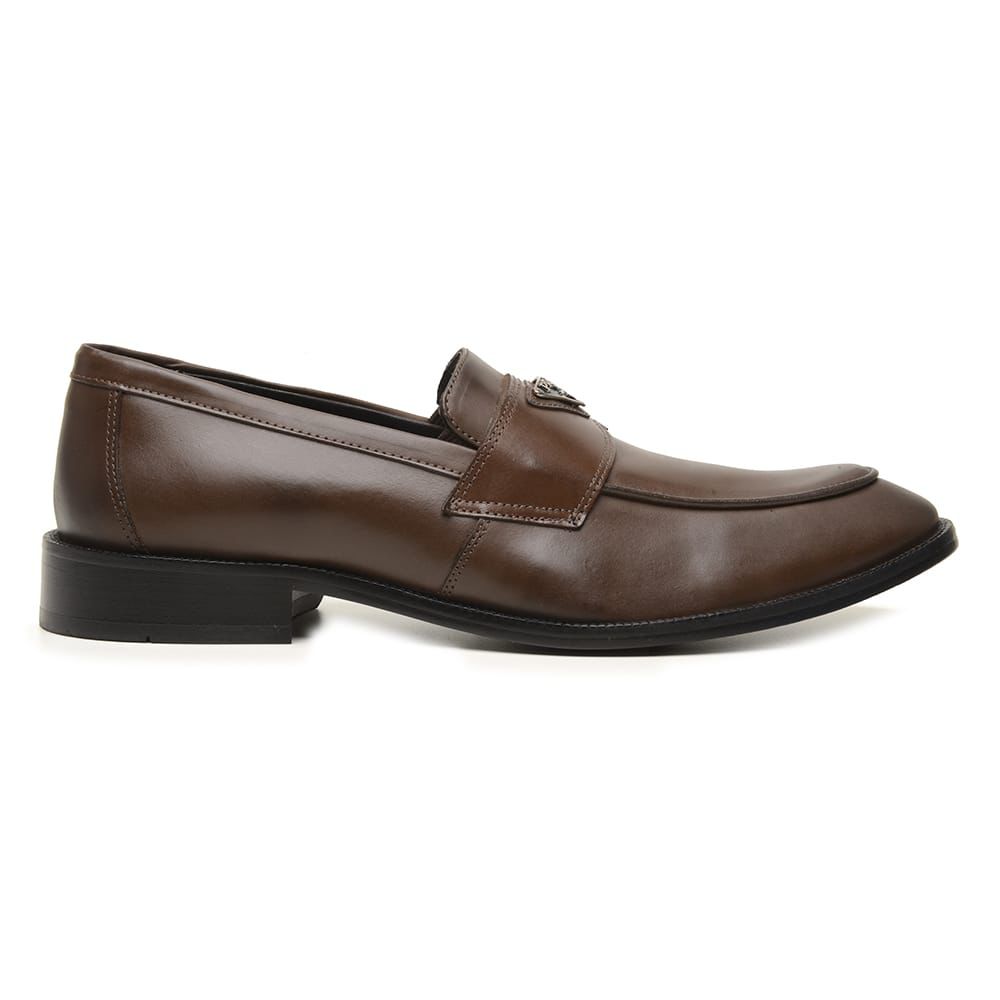 Mocassim Prada Silver Metallic
