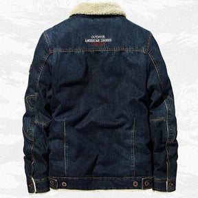 Jaqueta Jeans Masculina Acolchoada