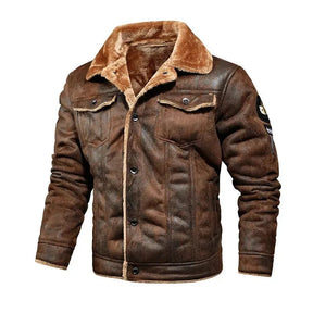 Jaqueta Masculina de Couro Bellvian