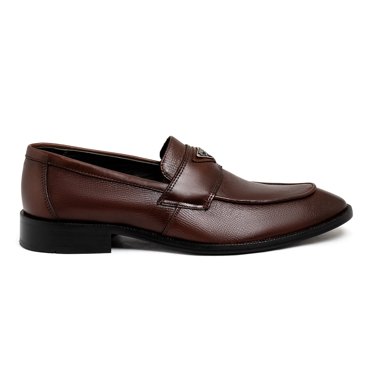 Mocassim Prada Silver Metallic Estampado